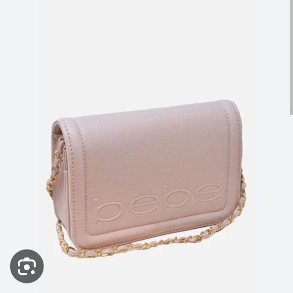 BEBE LILA FLAP CROSSBODY - BLUSH - Picture 4 of 10